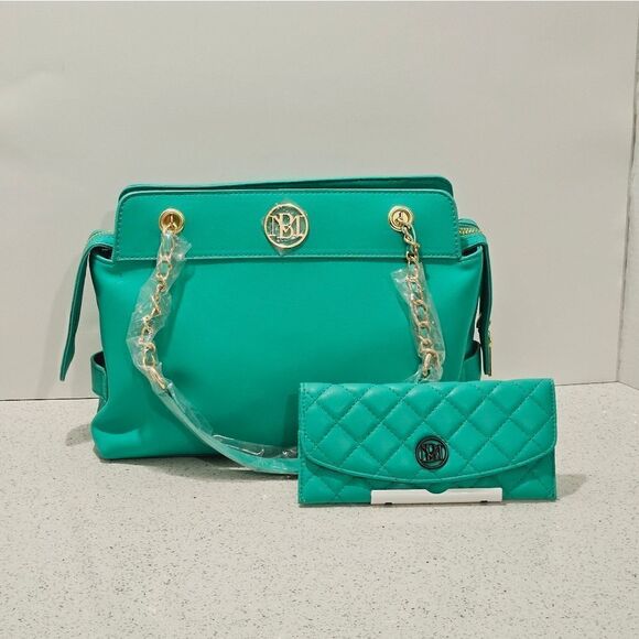 NWT, Badgley Mischka handbag and wallet. - Picture 1 of 10